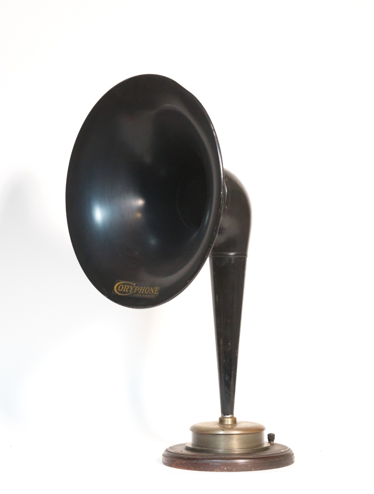 Very Scarce 1923 Coryphone Horn Radio Speaker * Chas. Cory & Son * Good Driver