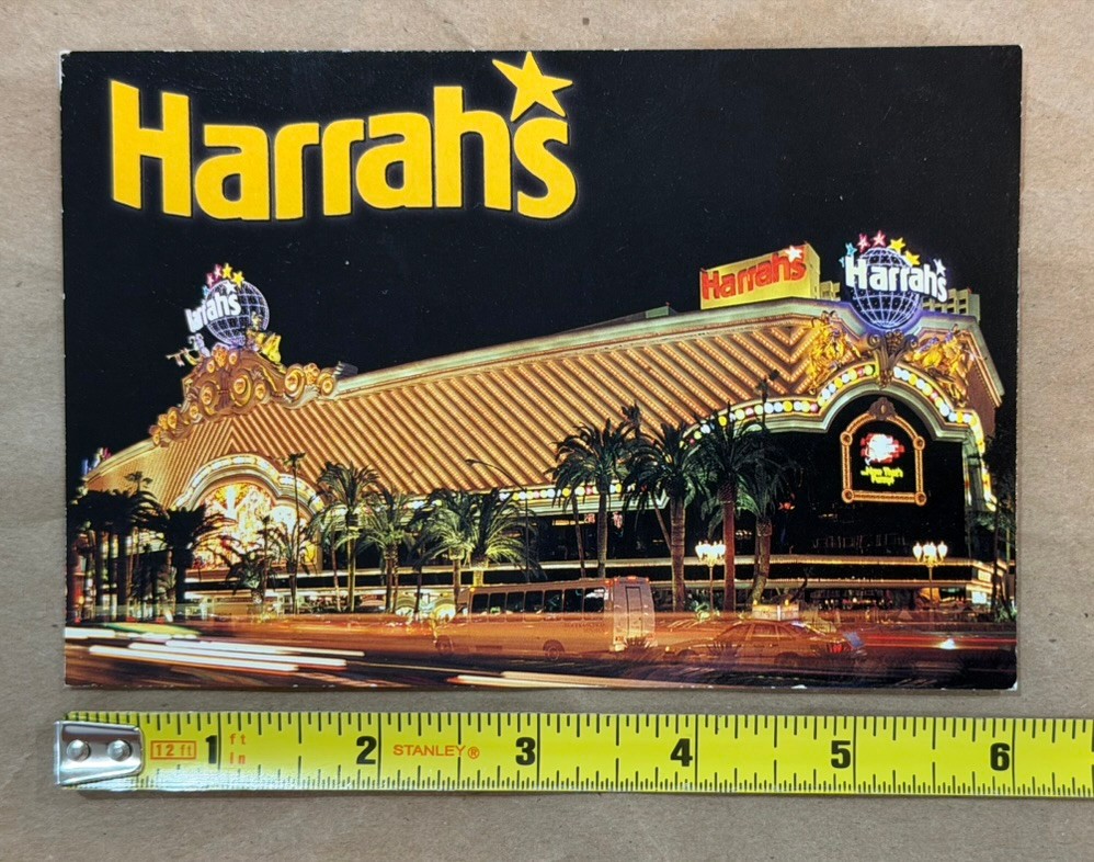 Harrah\'s Las Vegas vintage postcard, 6\