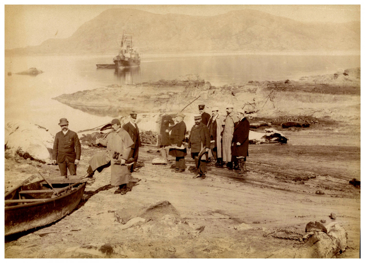 Polar Expedition, Members of the 1897 Second Expedition Vintage Albums Print 