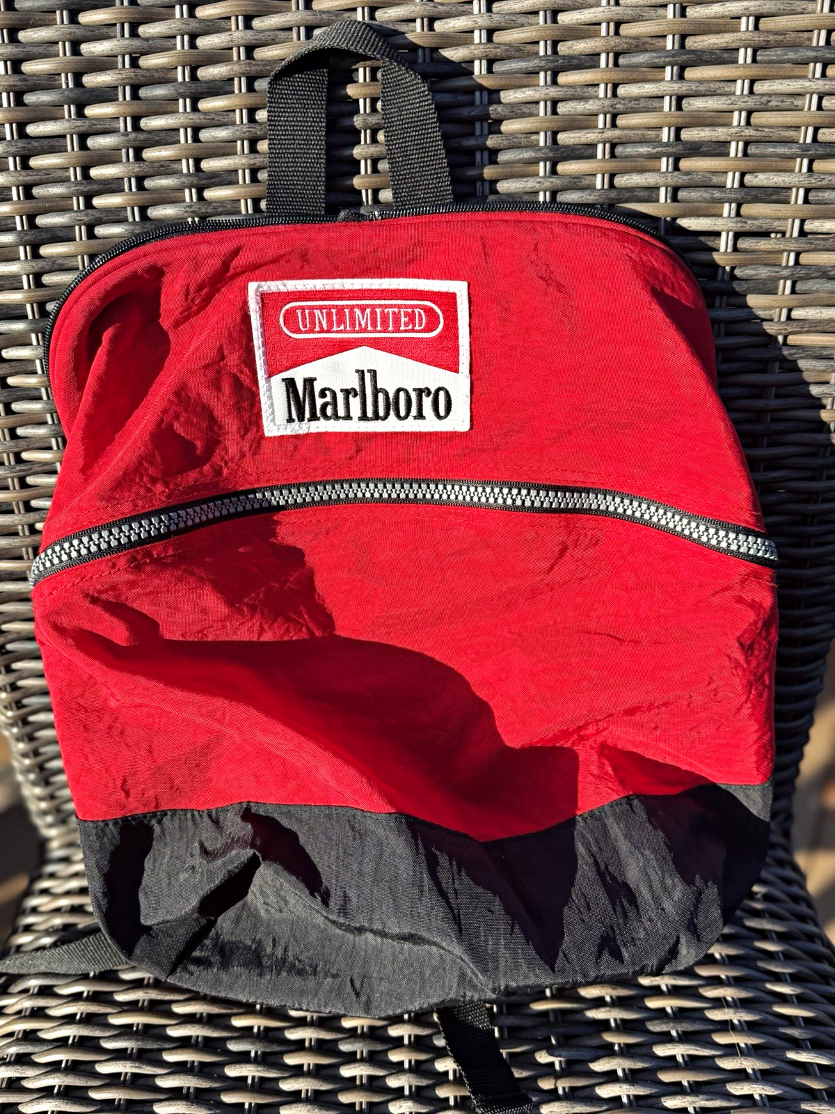 Marlboro Unlimited Red & Black Backpack Bag - Marlboro Unlimited Backpack