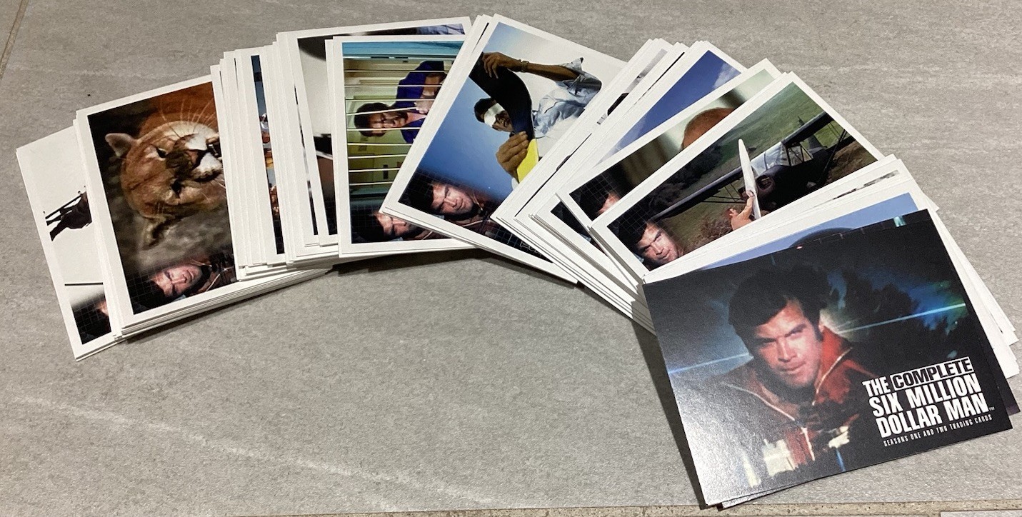 The Complete Six Million Dollar Man The Movies Cards Complete Set 1-72 2004 NEW