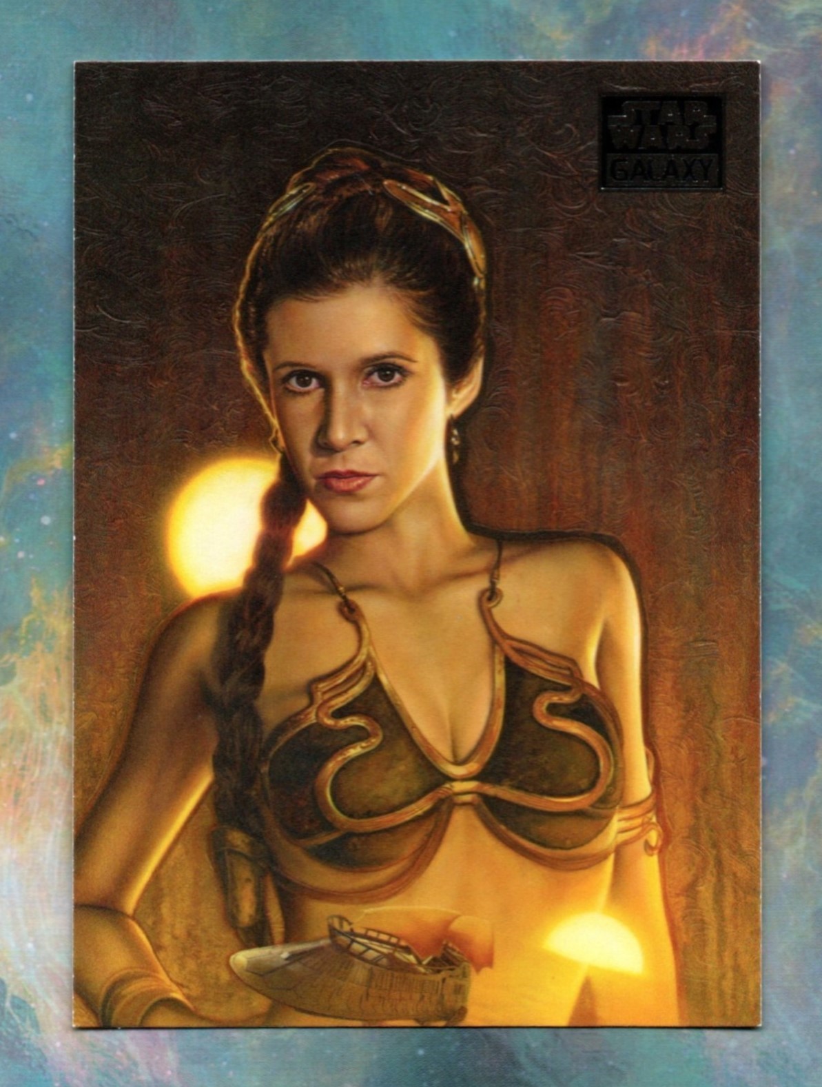 2012 Topps Star Wars Galaxy Series 7 BASE Card #4 / A DIFFERENT SIDE OF LEIA
