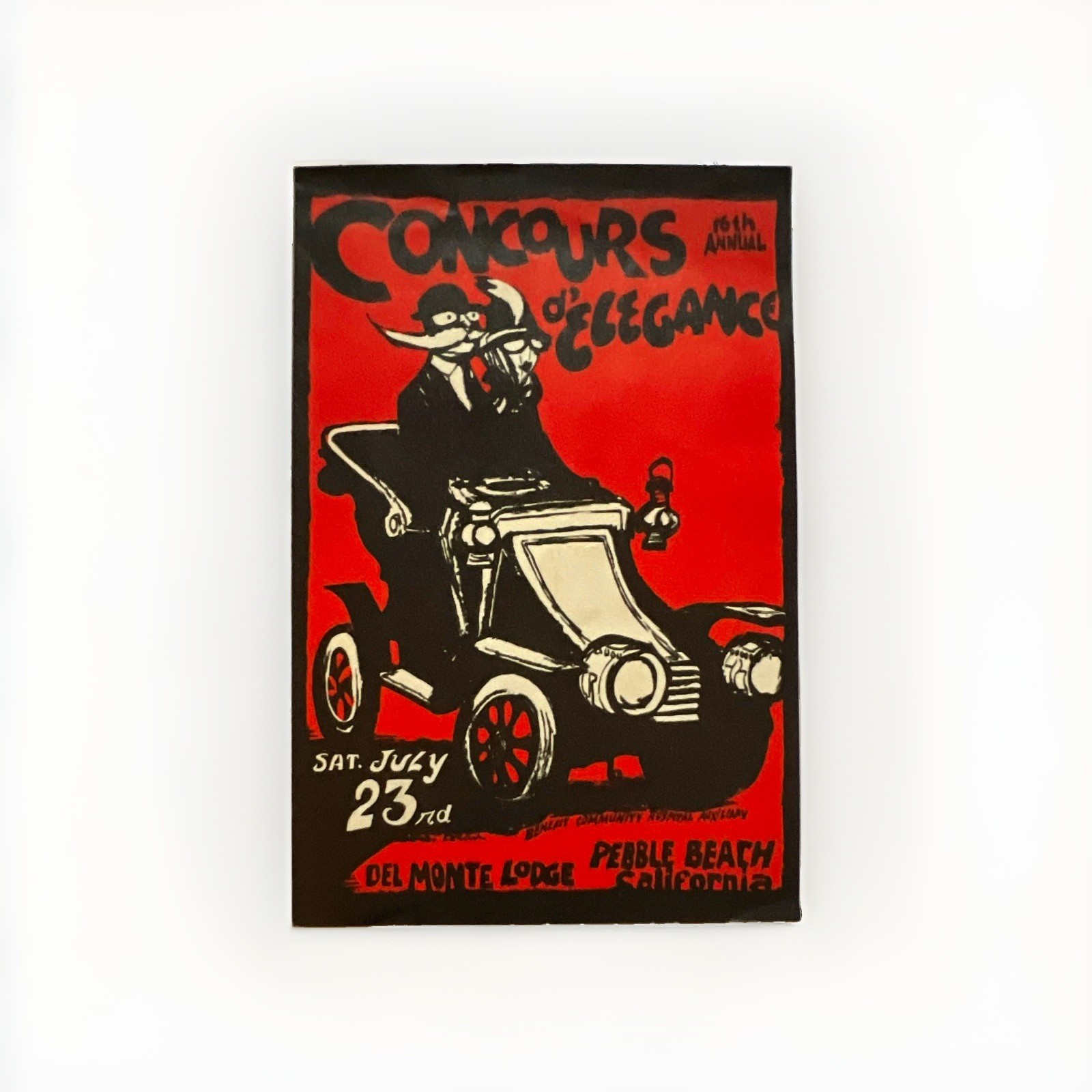 An original 1966 Pebble Beach 16th annual Concours d\'Elegance Program