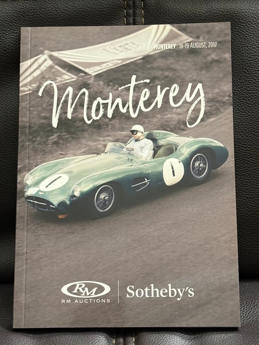 RM Sotheby’s MONTEREY COLLECTOR CAR AUCTION CATALOG AUGUST 18-19 2017