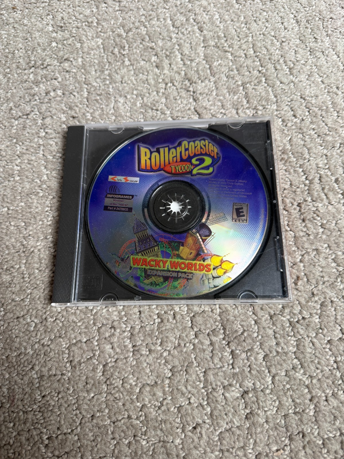 RollerCoaster Tycoon 2 Wacky Worlds Expansion Pack (PC, 2003) FAST SHIPPING