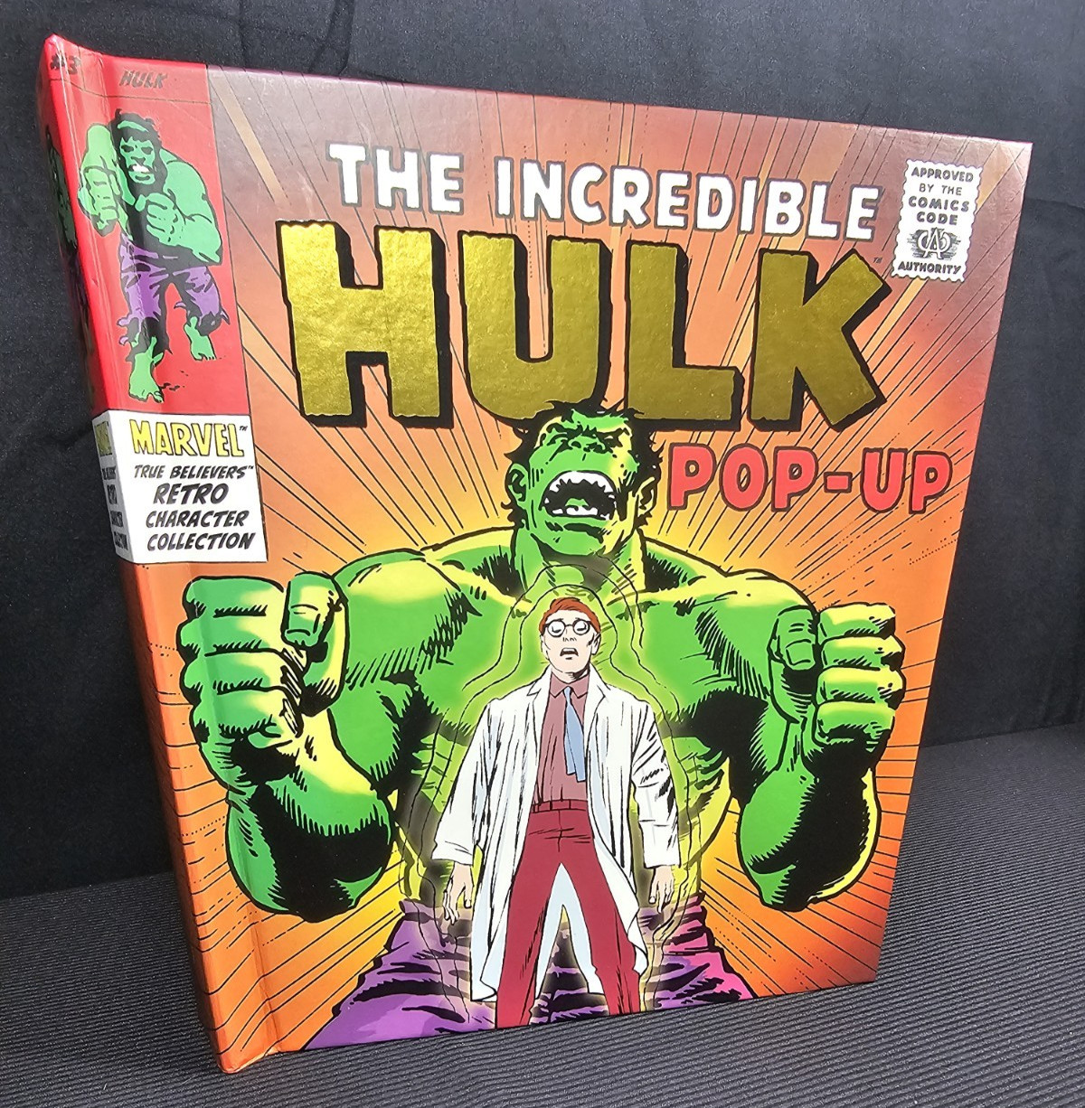 The Incredible Hulk Pop-Up Book Marvel True Believers Retro Character Collection