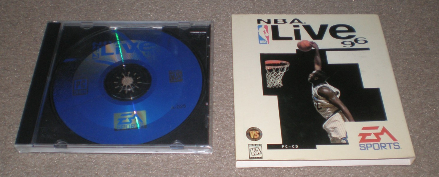 NBA Live 96 EA Sports PC CD-ROM Basketball