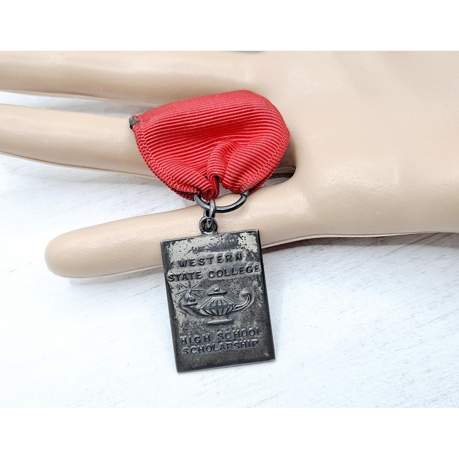 1931 Sterling Silver Western State College Colorado Education Scholarship Medal