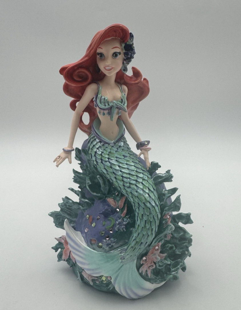 Disney Princess Ariel Bob Mackie Glamorous Jewels Figurine Hamilton COA 0406