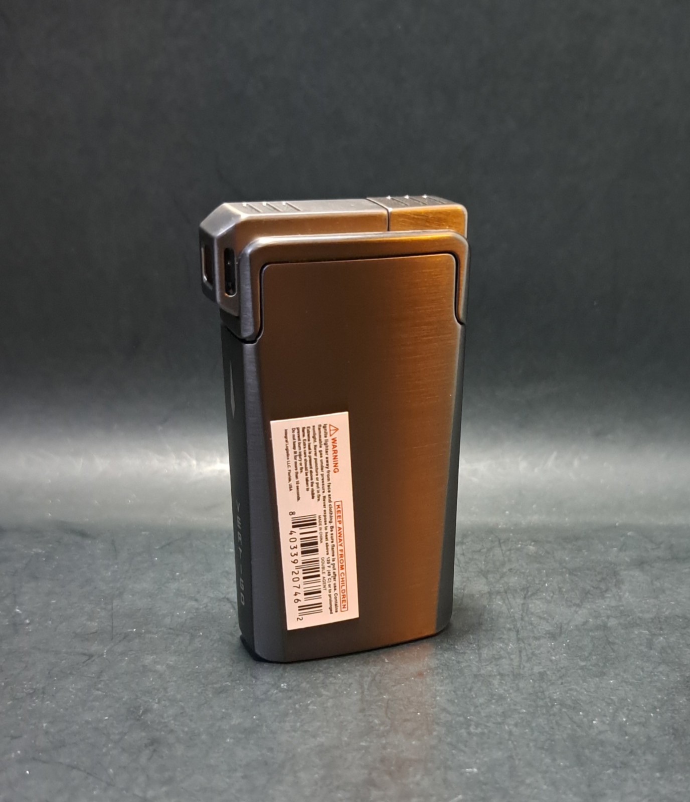 Vertigo Double Agent Cigar Lighter | Custom Engraved | Single Torch & Soft Flame