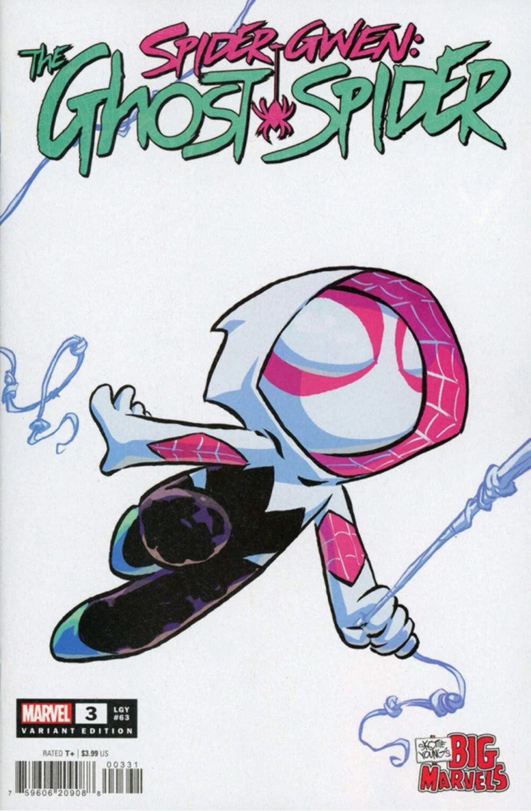 Spider-Gwen The Ghost-Spider #3 Skottie Young's Big Marvel Variant NM