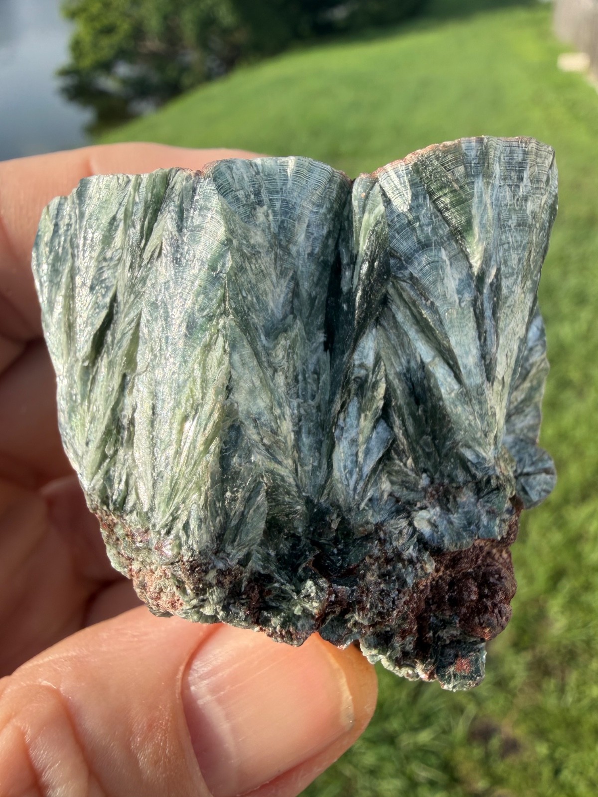 Real nice large Raw Seraphinite 106 grams 2