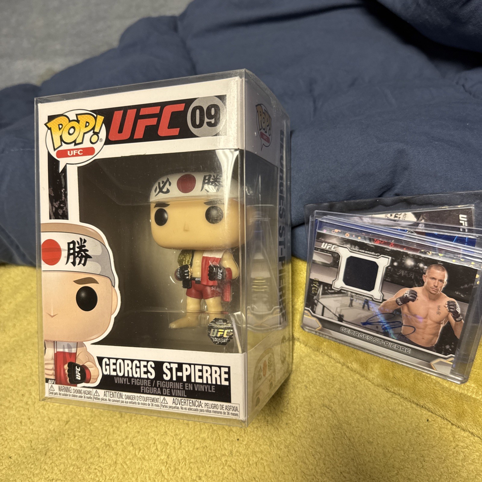 Funko Pop UFC Georges St-Pierre Series 2 Vinyl Figure #9 With Autograph 31/50