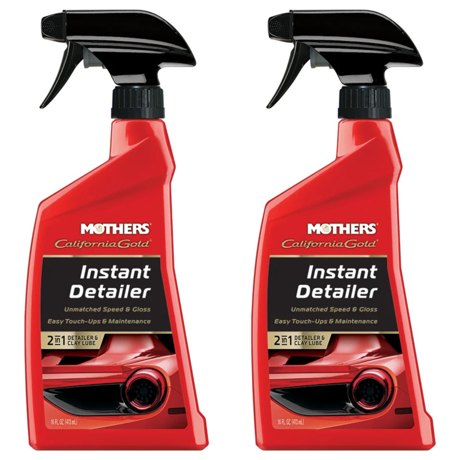 Mothers California Gold Showtime Instant Detailer 16 oz 2-Pack