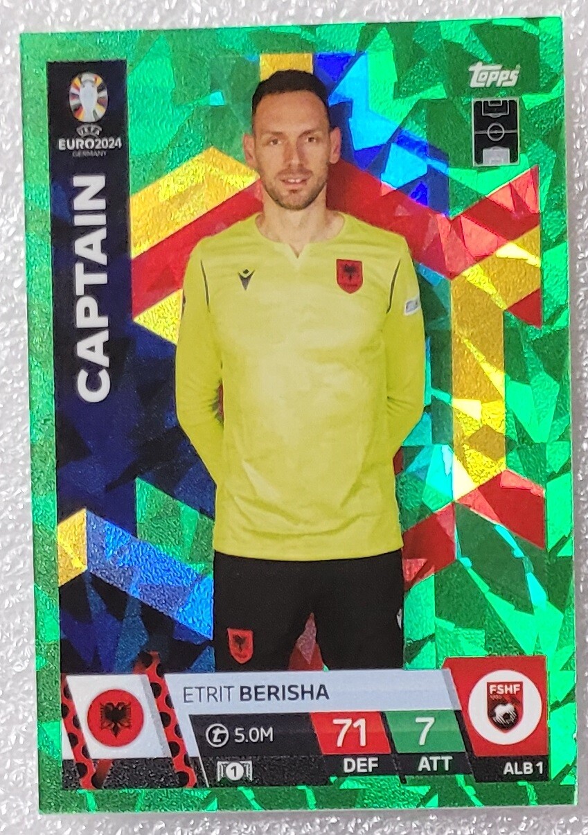 Topps Match Attax UEFA Euro 2024 Emerald (Green) Parallels
