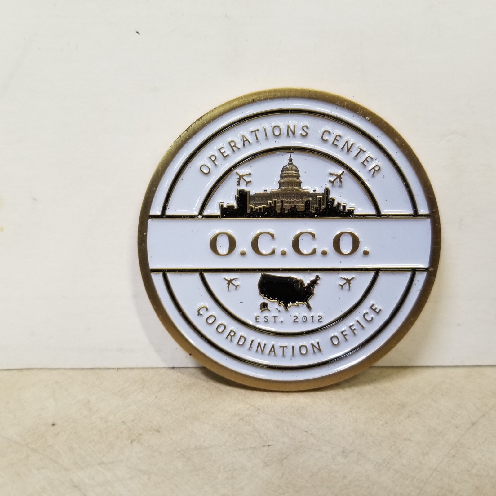 The Calm In The Chaos FBI Operations Centers Coordination Office, Challenge Coin