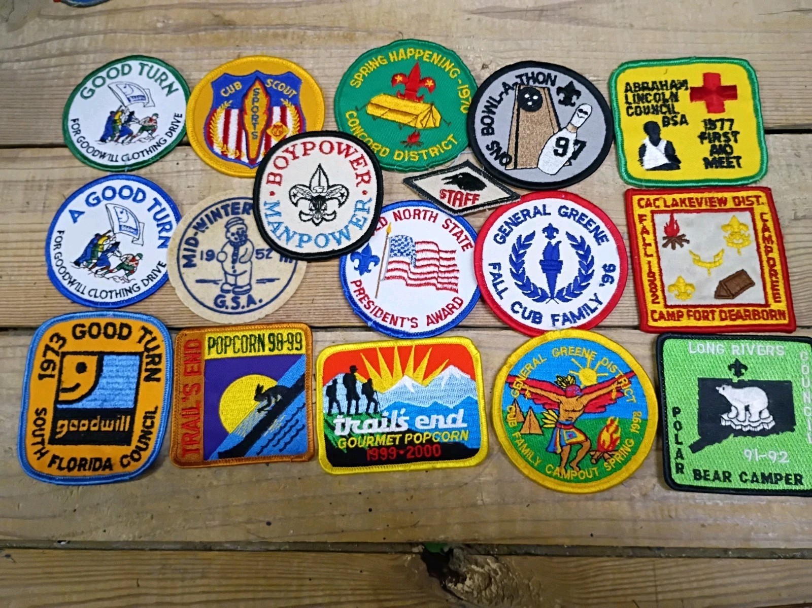 Vtg Boy Scouts Mixed Patch Lot