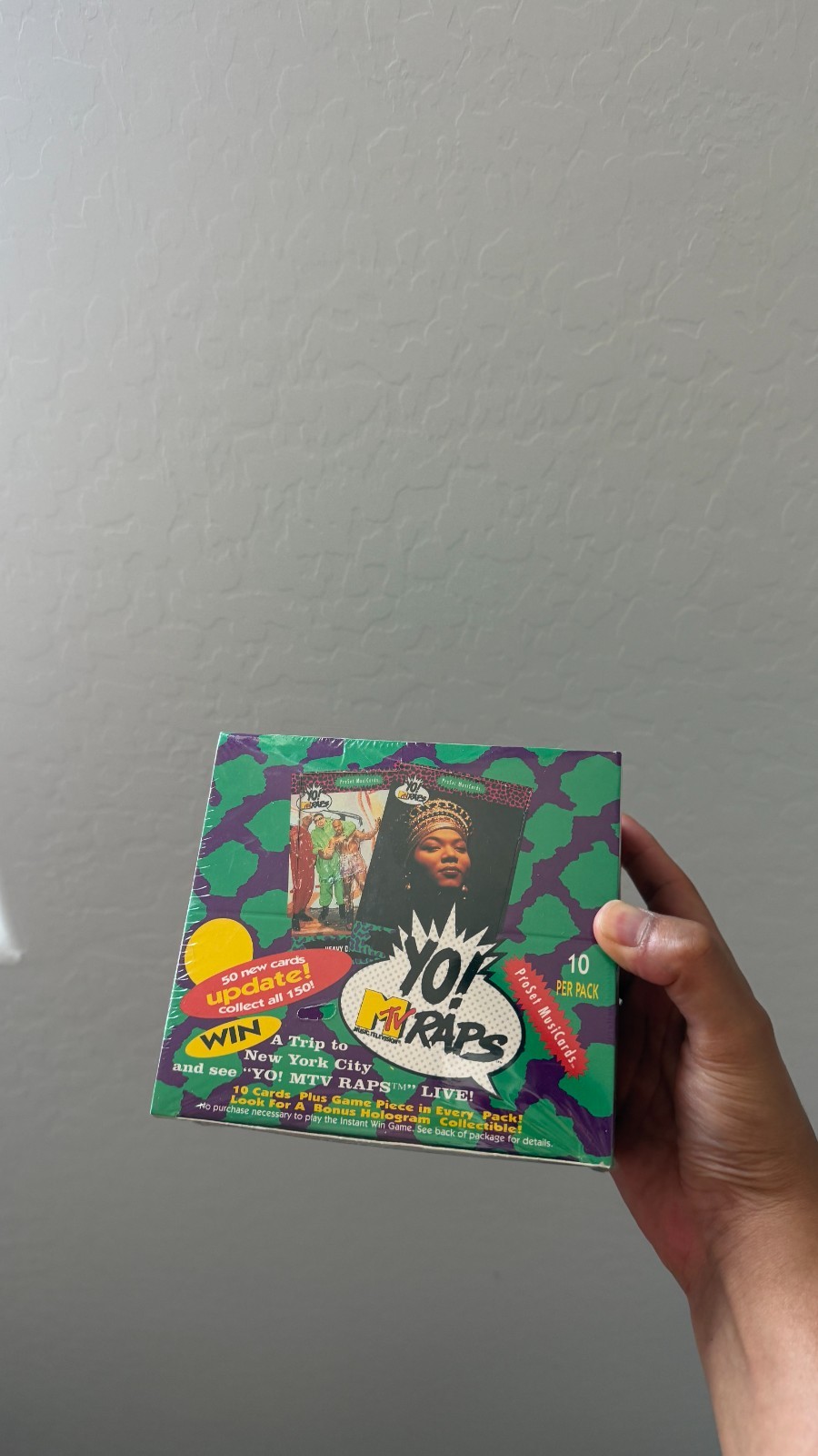 1991 PRO SET YO MTV RAPS FACTORY SEALED TRADING CARD BOX