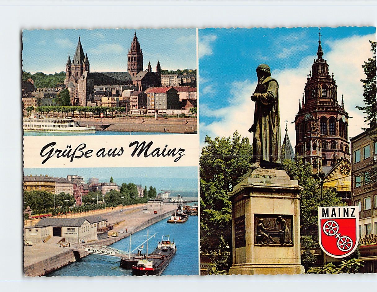 Postcard Grüße aus Mainz Germany