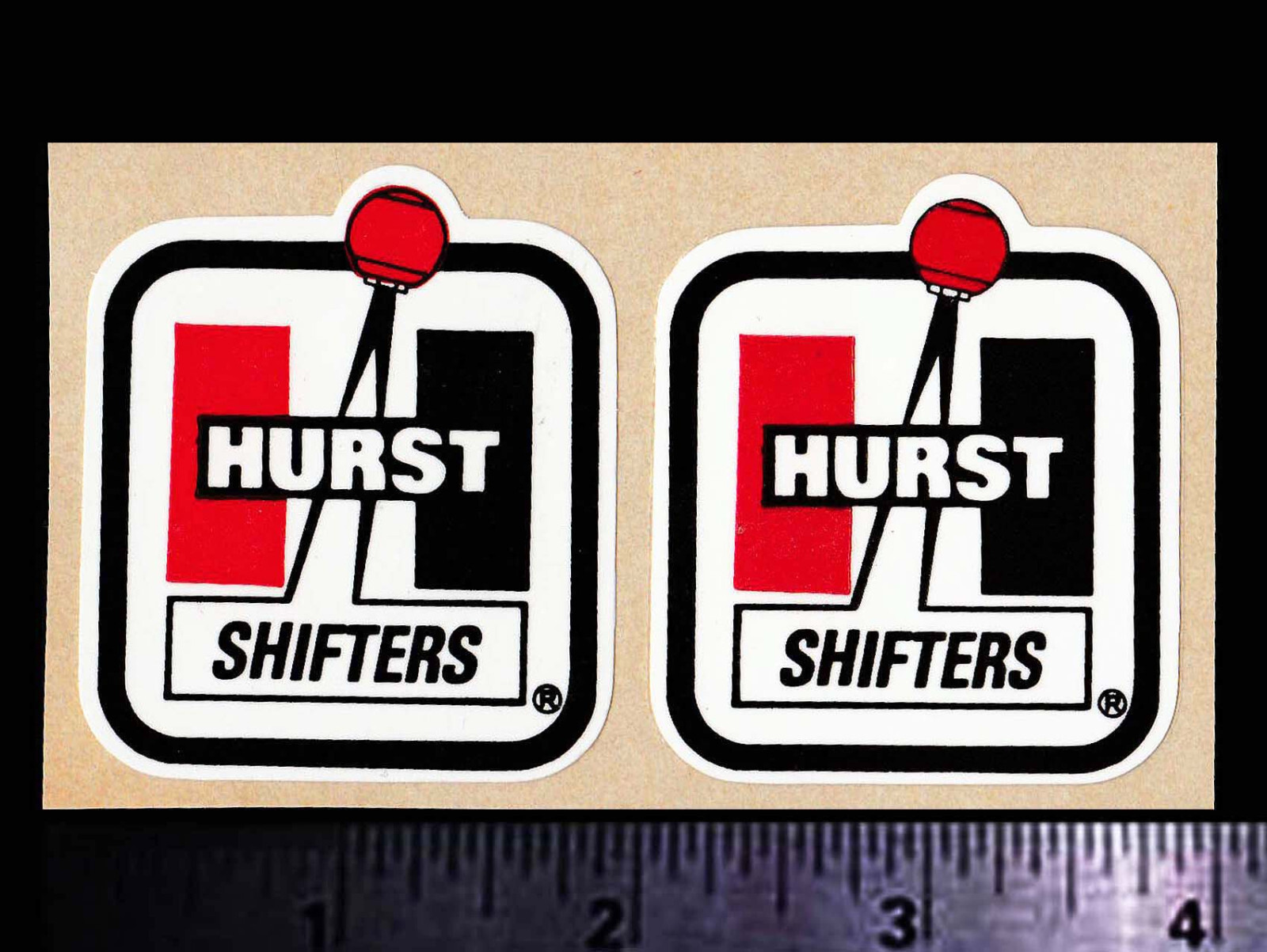 HURST Shifters - Set of 2 Original Vintage 70’s 80’s Racing Decals/Stickers