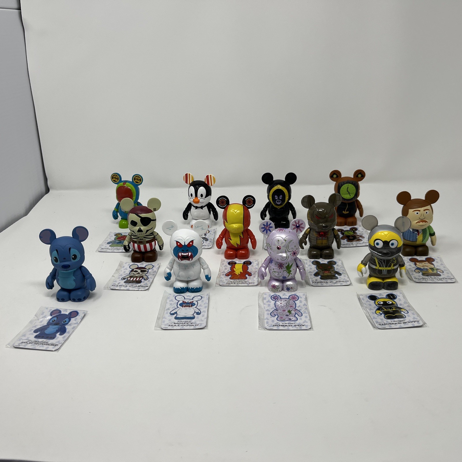 Disney Vinylmation Park Series 5 Complete Set Of 12 Includes Chaser & Cards