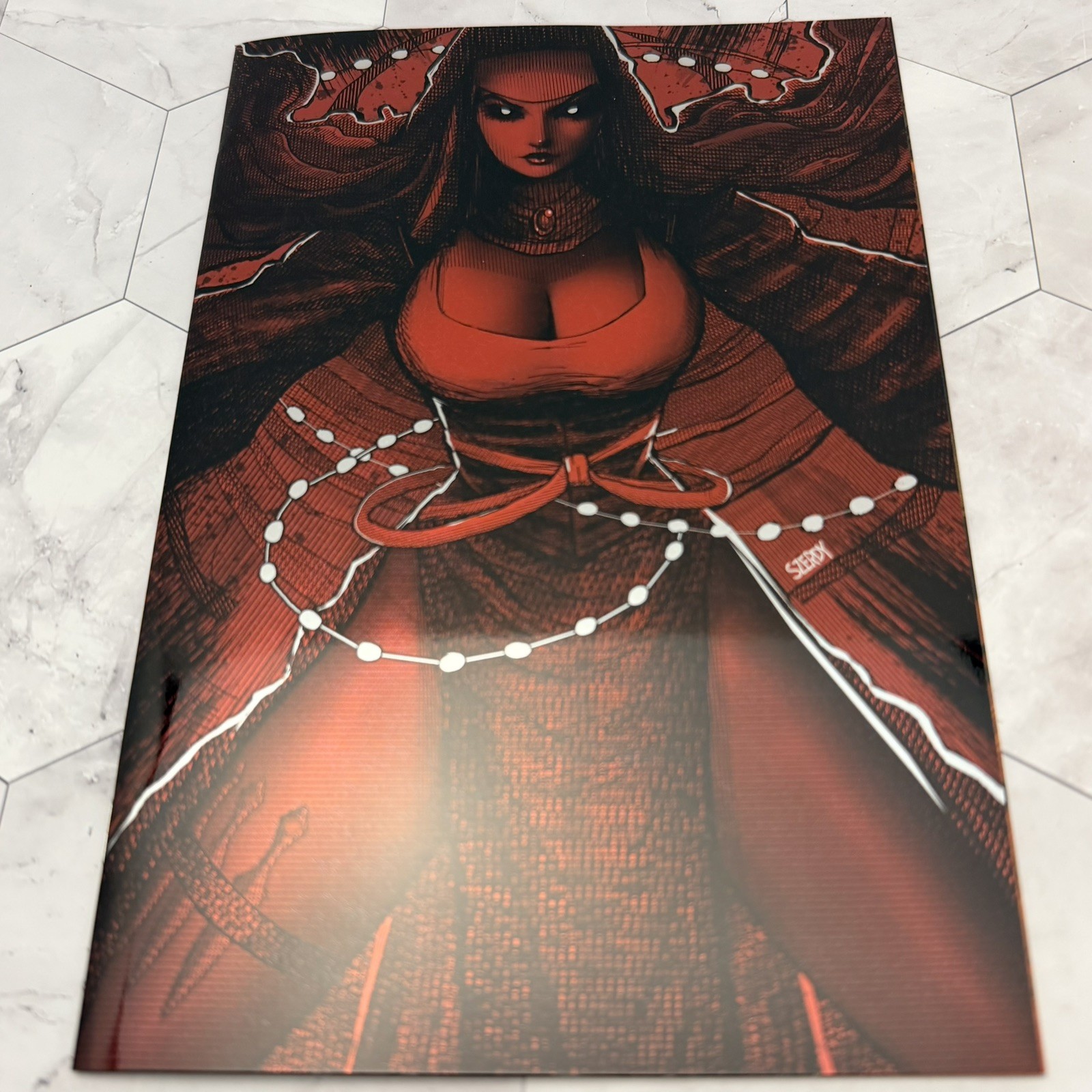 MARIAN HERETIC #1 (2025) Nathan Szerdy FOIL Virgin Variant 616 Exclusive NM