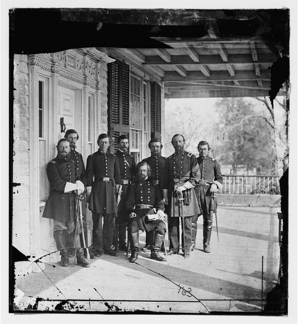 Beaufort SC Gen Isaac I Stevens Staff Porch 1861 Civil War Confederate Coast