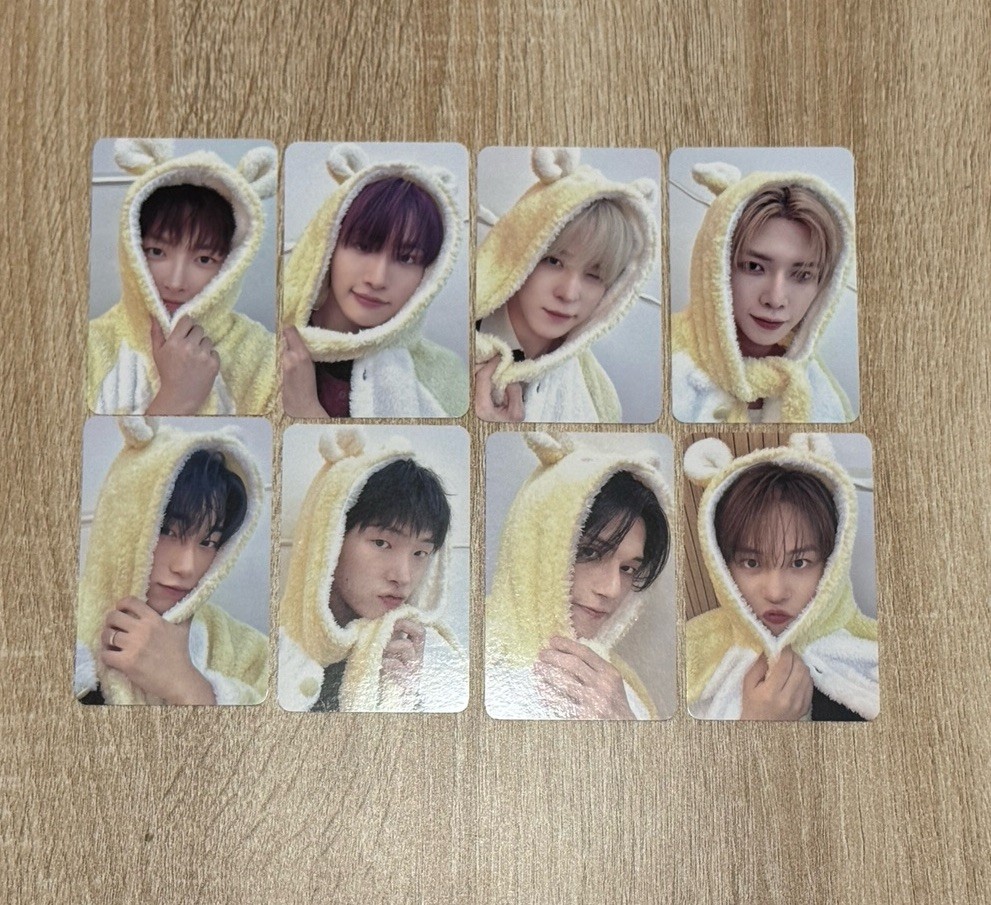 Ateez Golden Hour Pt 5 Makestar Hamster version Kpop Photocard OT8 Set