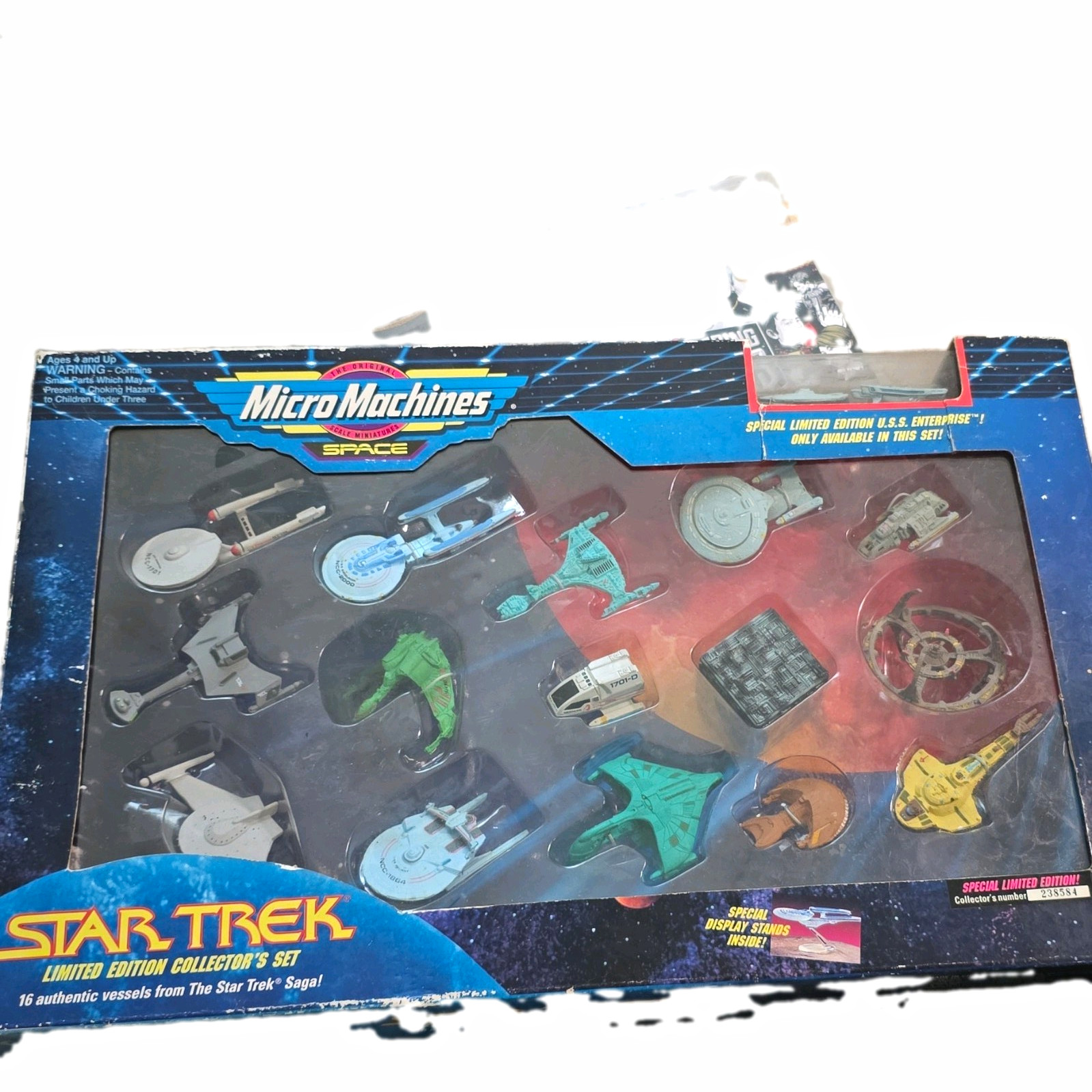 Micro Machines Star Trek Limited Edition Collector\'s Set Space Ship Replica Set