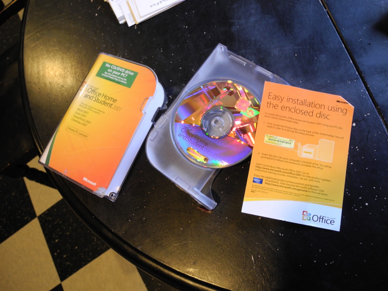 Collectible Rare 2007 MS Office Home / Student,History Collectible Software FIND