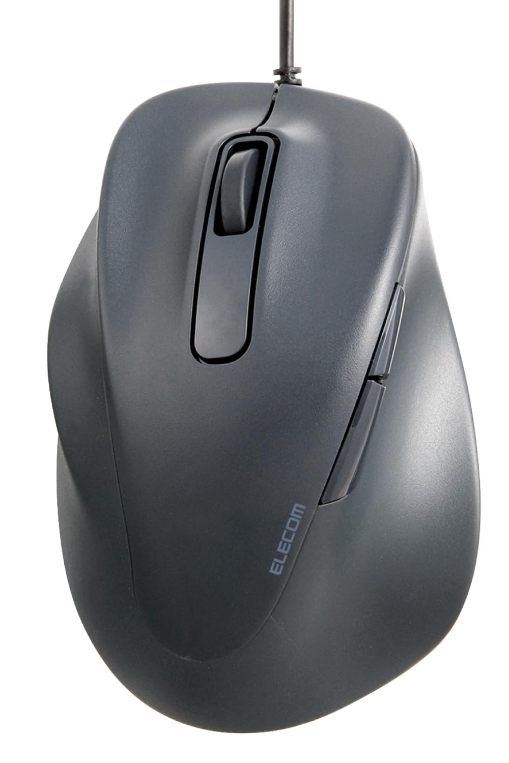 Elecom Wired Mouse, Quiet Ex-G, Left-Handed, Size S, Black, 0.20 Lb