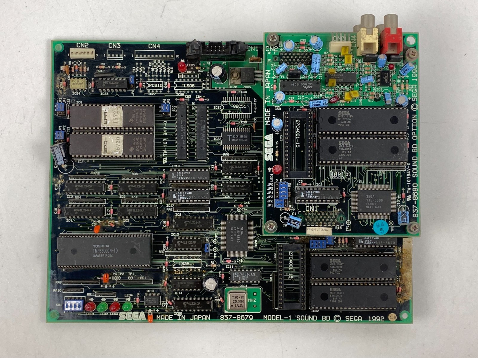 Sega Sound Model 1 837–8679 Board Arcade PCB Jamma Video Game