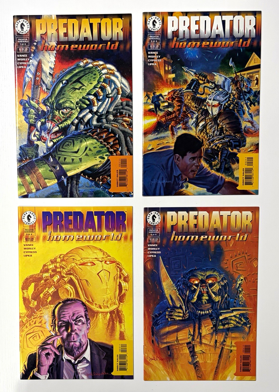 Predator Homeworld #1-4 Comic Book Lot Dark Horse Comic