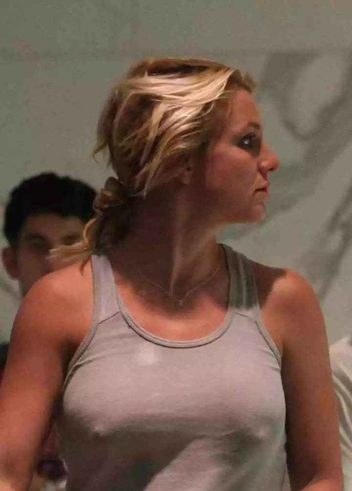 Britney Spears Transparent T Shirt  4x6 Picture Celebrity Print