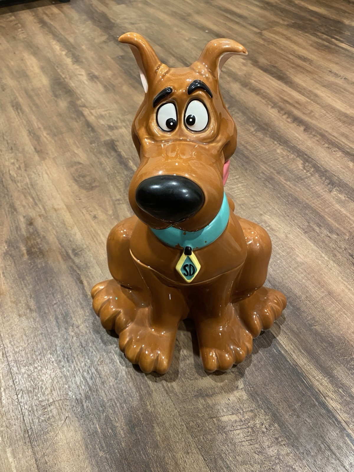 Vintage 1997 Warner Bros,Cartoon Network,Scooby Doo Cookie/Treats Jar 14”