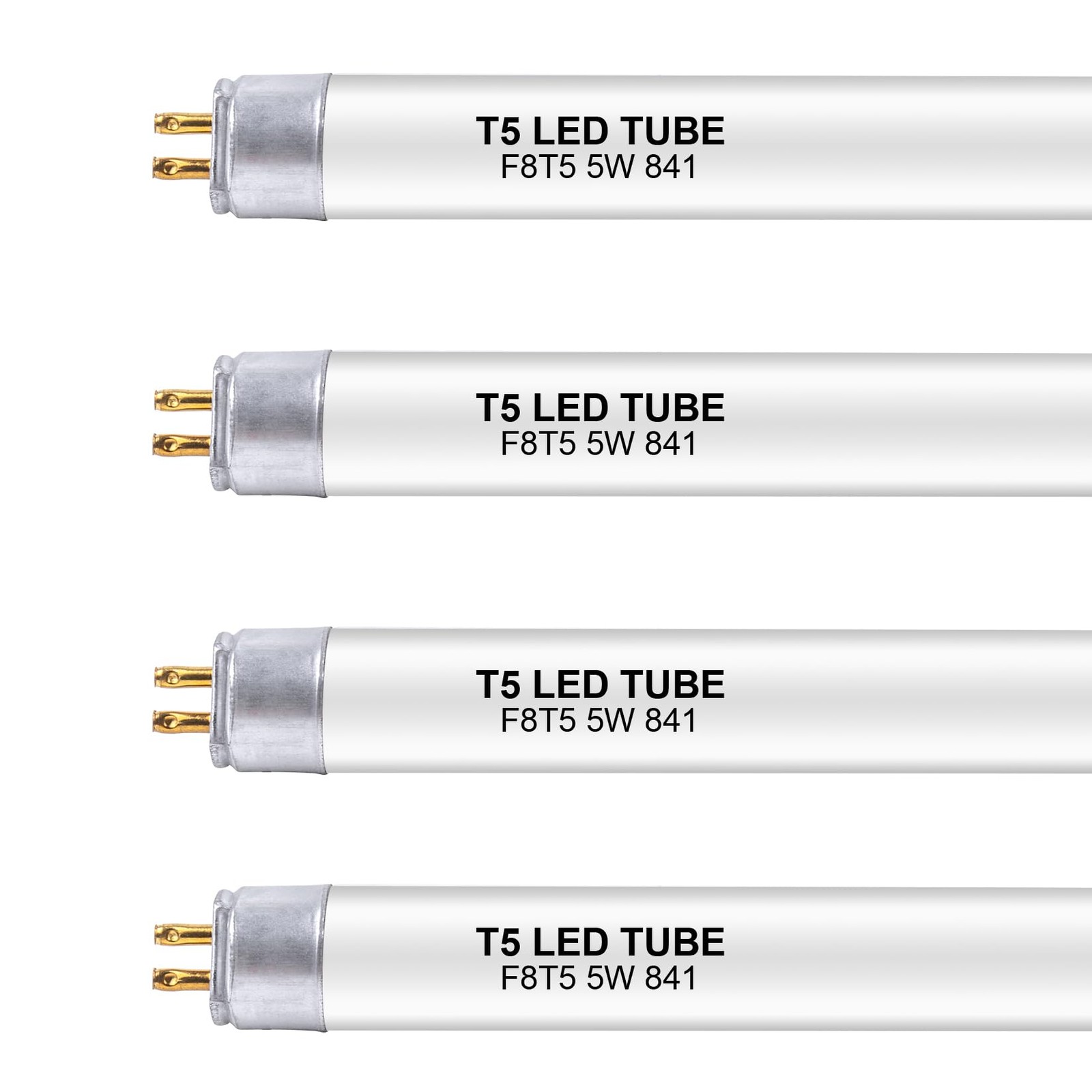 Wesome Lighting 12 Inch F8T5/CW LED Replacement 4 Pack, 4100k Cool White