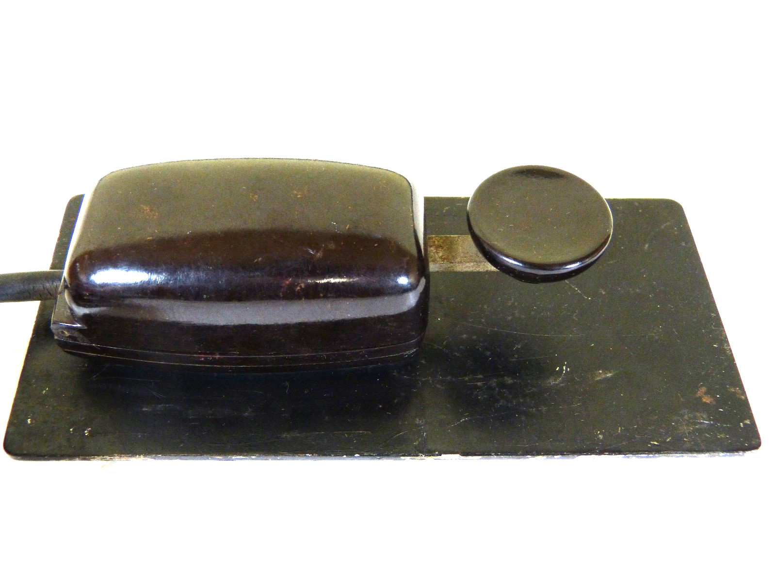 ⭐⭐⭐WEHRMACHT / LUFTWAFFE WWII ⭐⭐⭐ Morse Key TKP Mouse with Cable & Plug 1942
