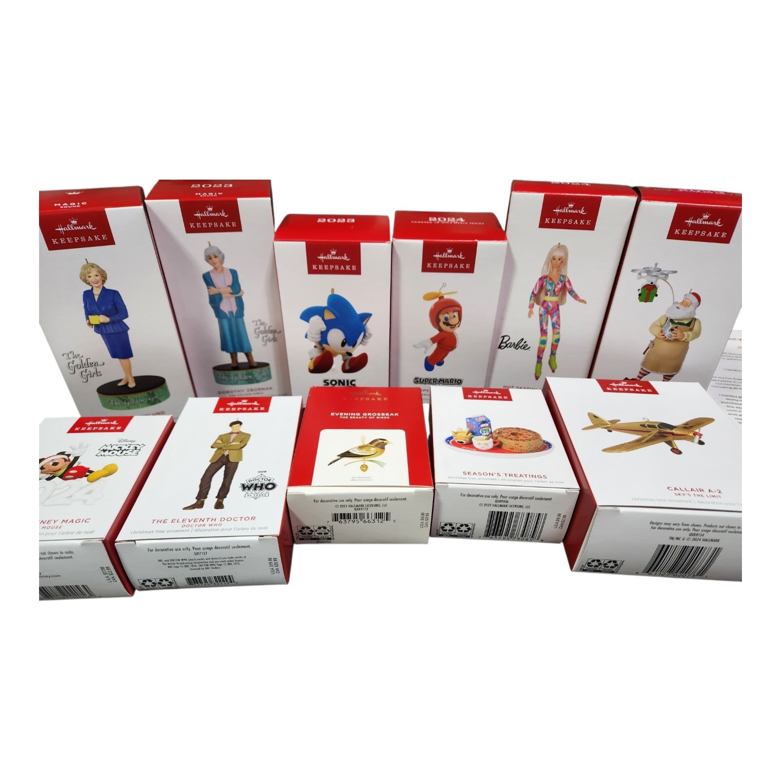 Hallmark Keepsake Ornaments New in Box 2024 2023 2022