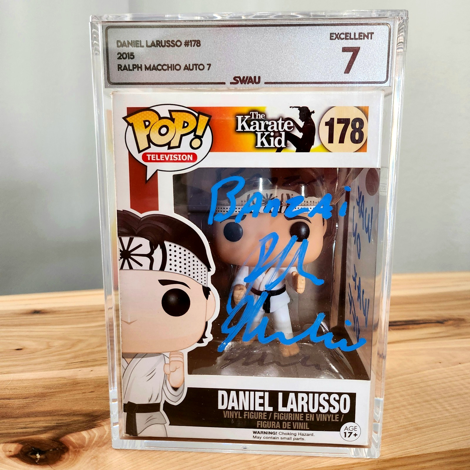 ⭐KARATE KID SDCC 2026: Ralph Macchio signed/quote Daniel LaRusso #178 FUNKO-COAs