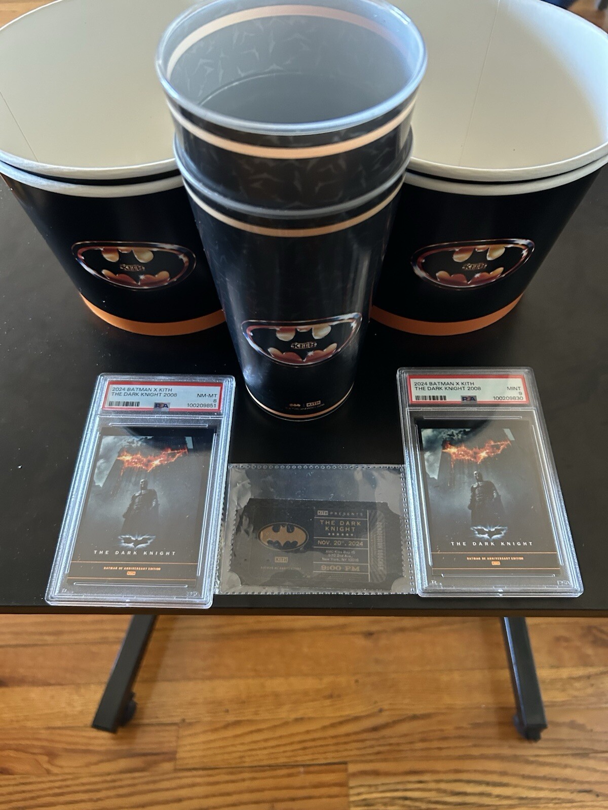 KITH X Batman 85th Anniversary “The Dark Knight” (2008) PSA Card PACKAGE 8 And 9