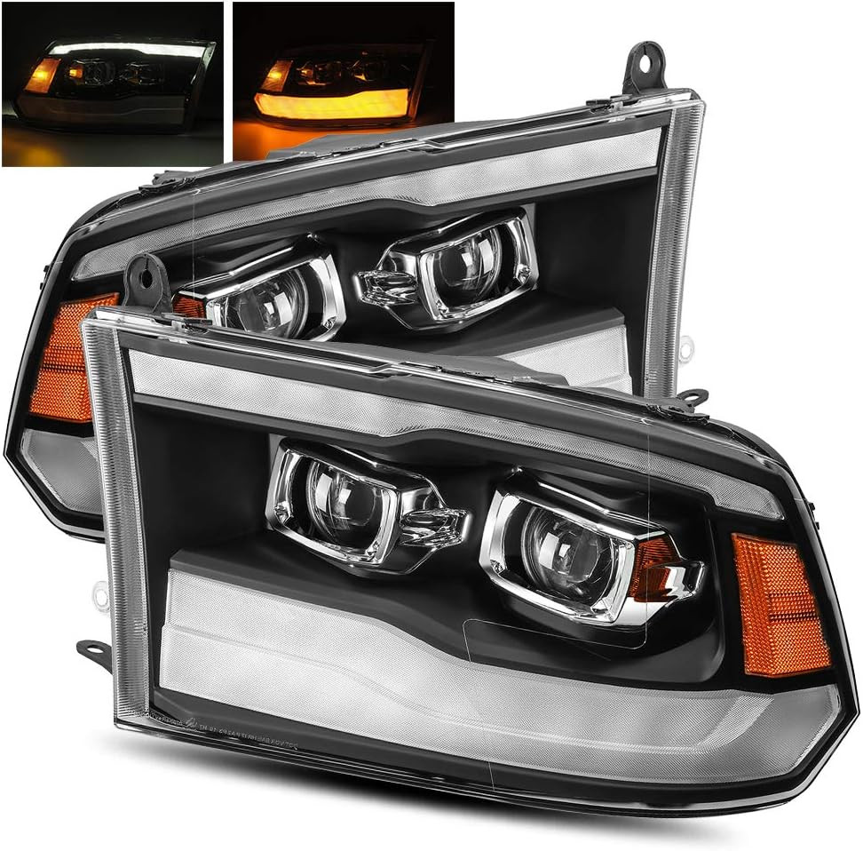 MODIFY STREET Alpharex Black for 09-18 Ram 1500/10-18 Ram 2500/3500 Drl/Signal L