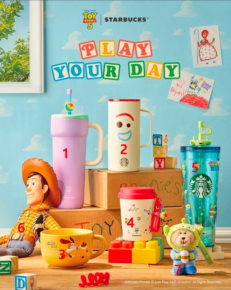 Starbucks Korea x  Toy Story 5 MD Buzz Woody Tumbler Cup Option 2026 MD