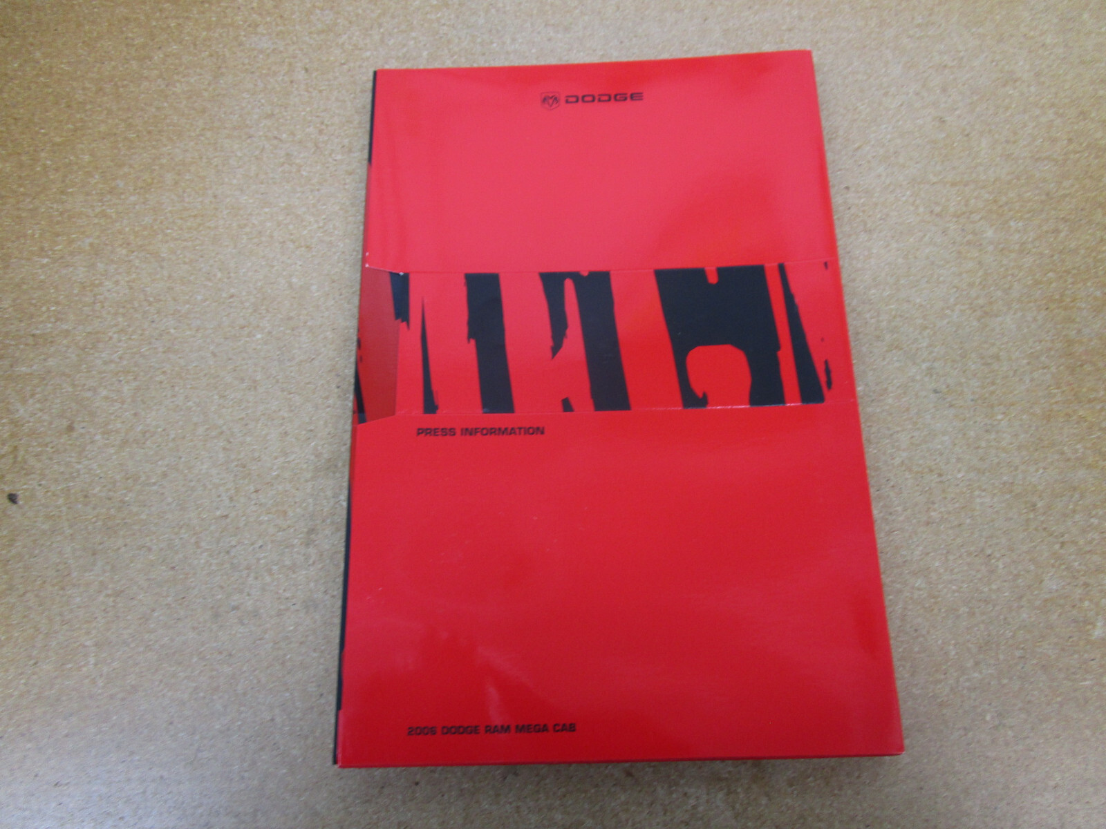2006 Dodge Ram truck Mega Cab press kit brochure media portfolio information