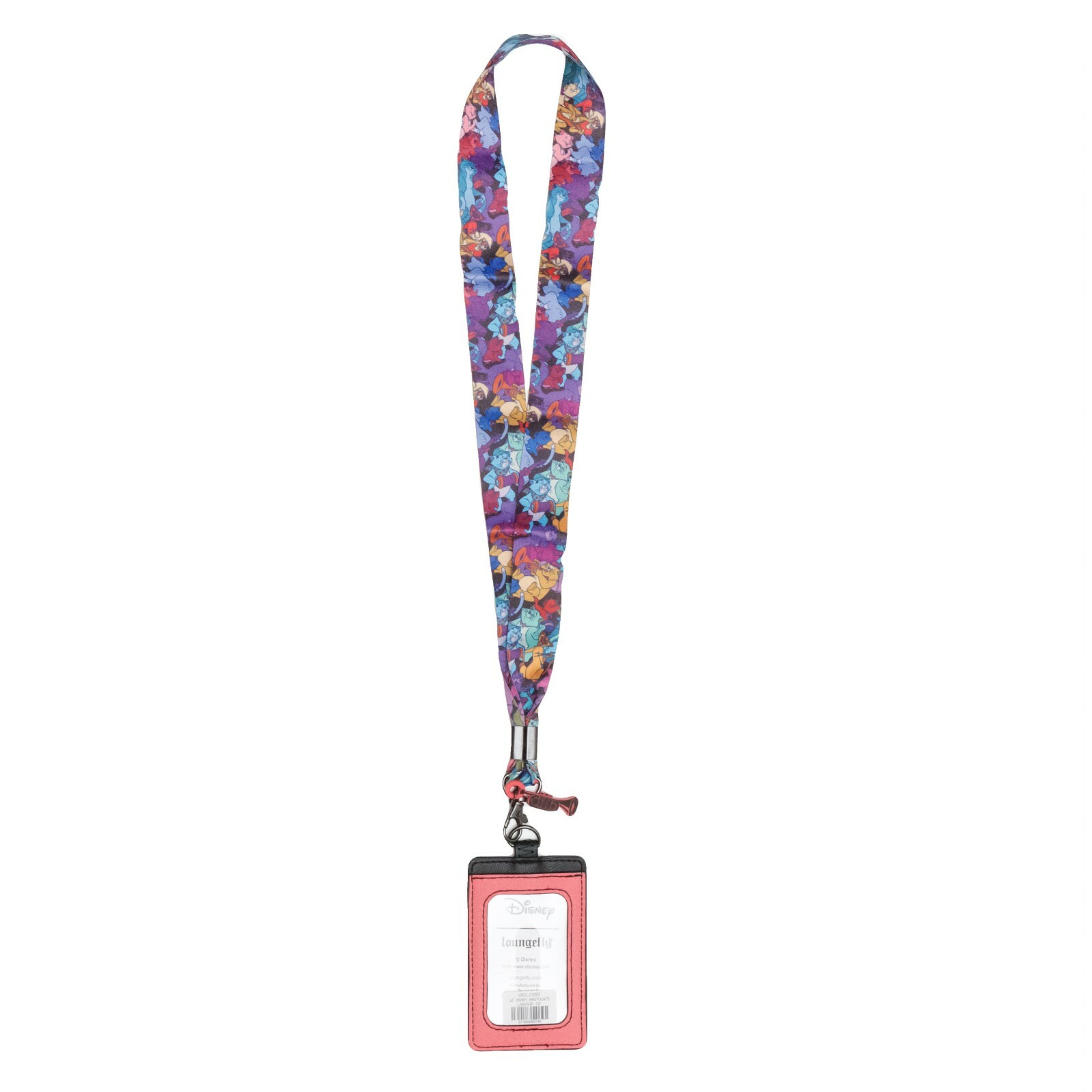  New Disney's The Aristocats Lanyard with Charm and Cardholder by Loungefly 