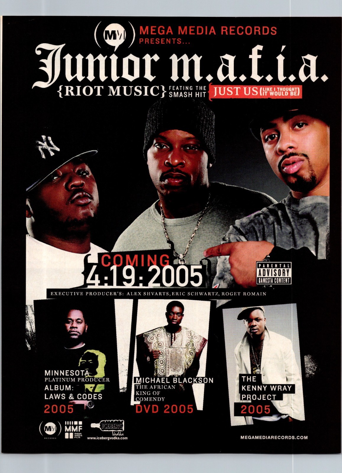 2005 • Junior Mafia M.a.f.i.a.  print ad • 2000s Hip Hop DA-22