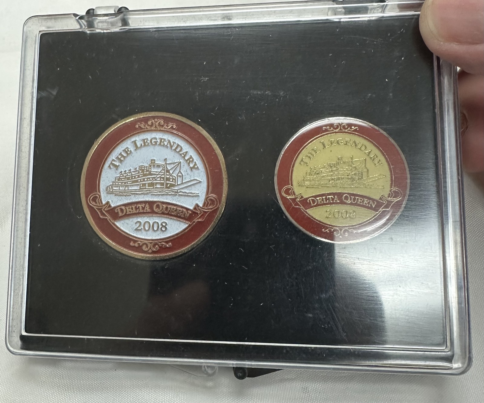 The Legendary Delta Queen 2008 Commemorative Coin And Pin Set