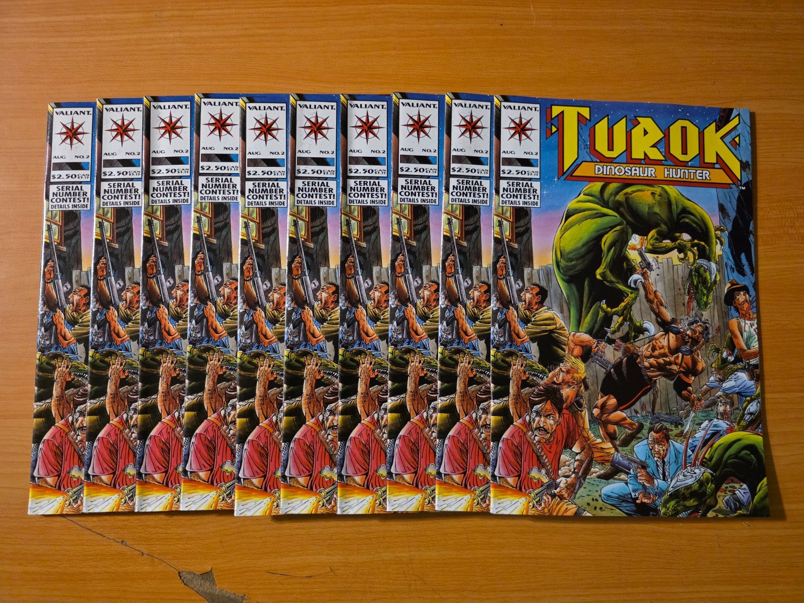 Wholesale Lot of 10x Turok: Dinosaur Hunter #2 ~ NEAR MINT NM ~ 1993 Valiant