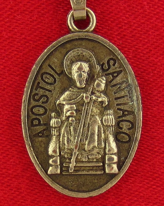 SAINT JAMES THE APOSTLE Medal APOSTOL SANTIAGO XACOBEO 2010 Catholic Medal Small