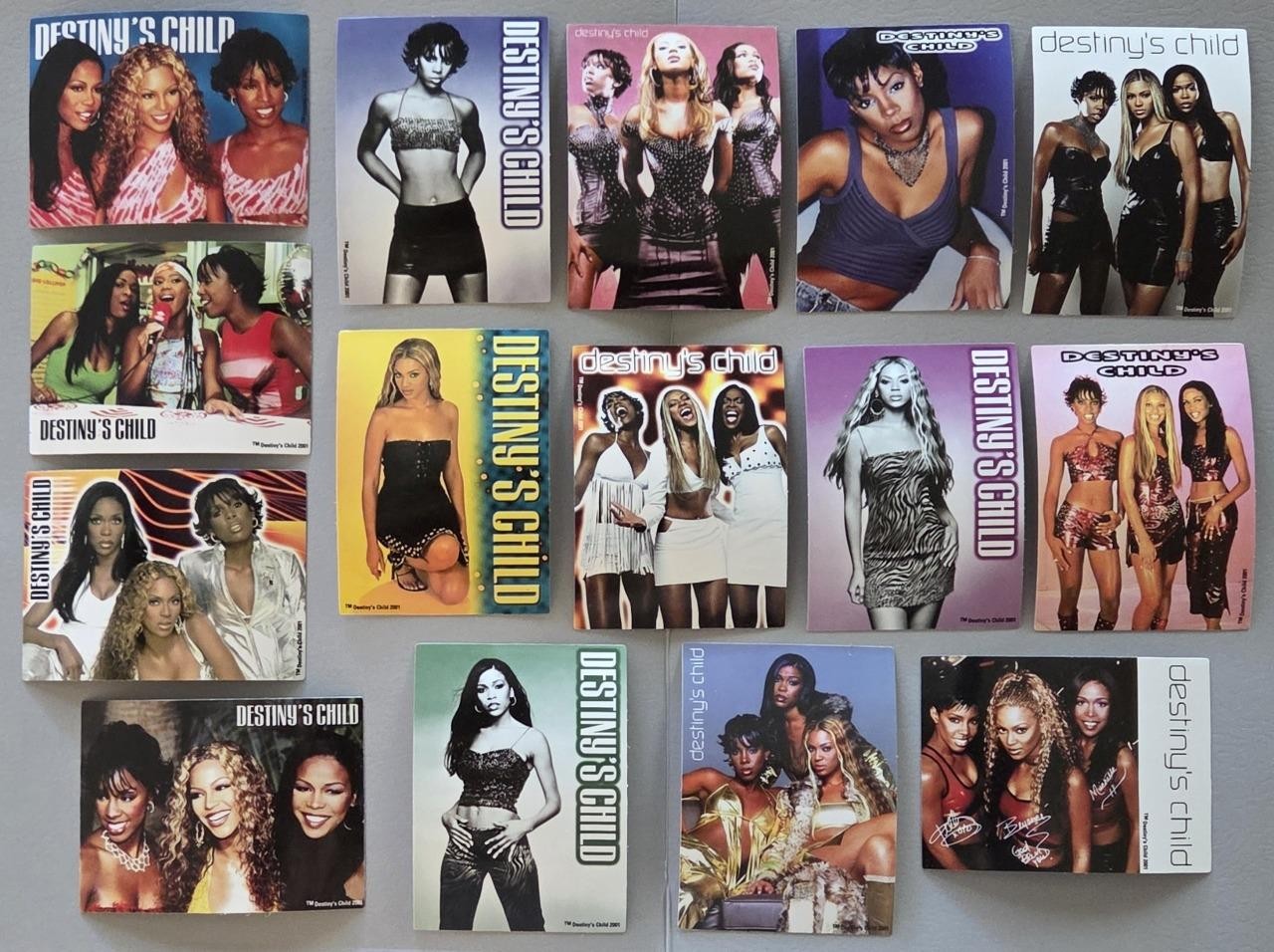 15 VTG 2001 Destiny's Child Vending Machine Stickers, Beyonce, Kelly & Michelle