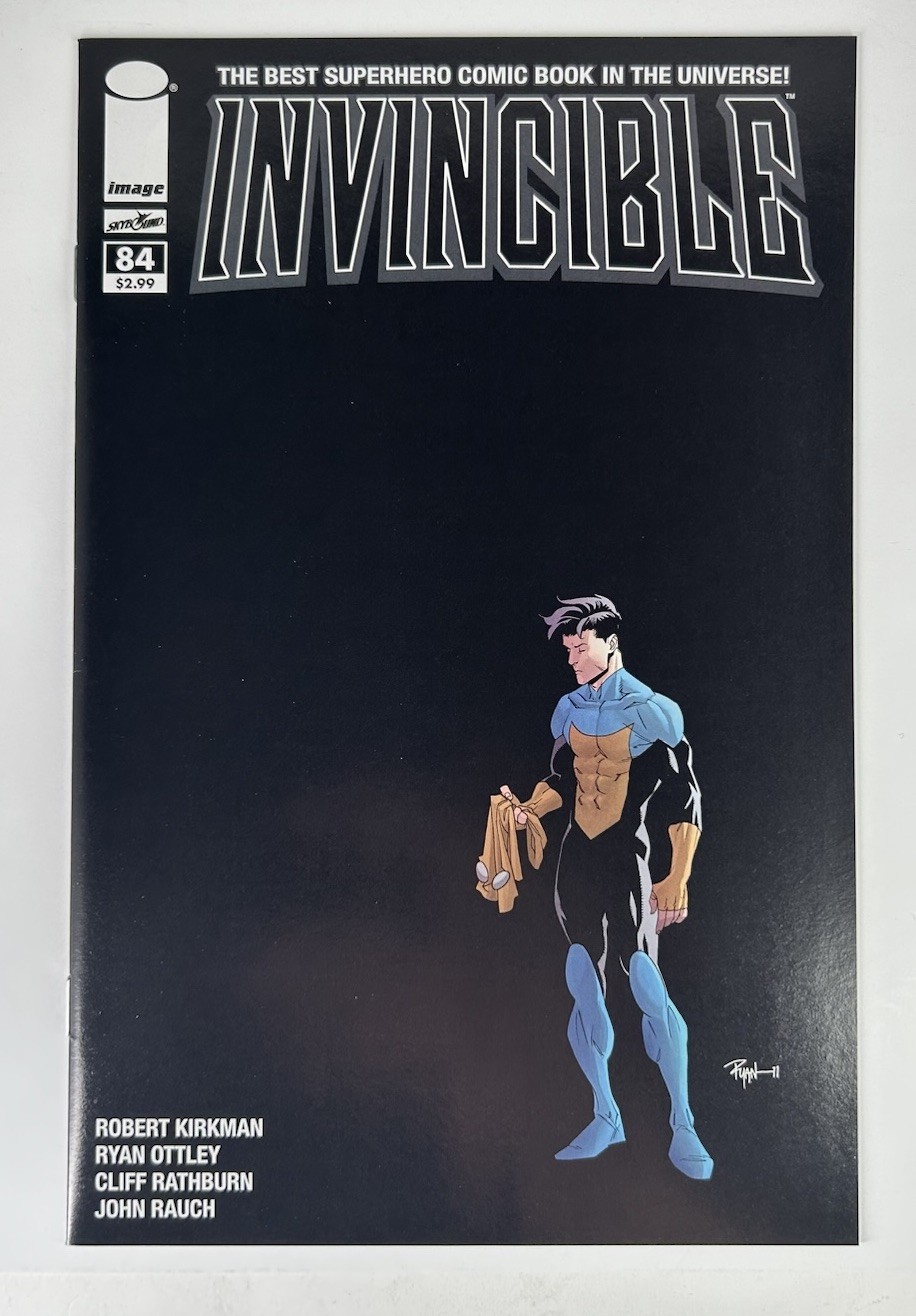INVINCIBLE #84 (Image Comics, 2011) Robert Kirkman, Rare Black Cover Minty